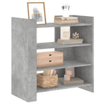 Betonszürke szerelt fa tálalószekrény 73,5 x 35 x 75 cm 3