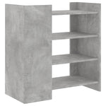 Betonszürke szerelt fa tálalószekrény 73,5 x 35 x 75 cm 6
