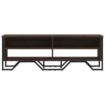 Barna tölgy színű szerelt fa TV-szekrény 122 x 34 x 41 cm 4