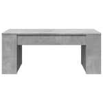 Betonszürke szerelt fa dohányzóasztal 102 x 55 x 42 cm 4