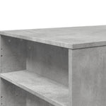 Betonszürke szerelt fa dohányzóasztal 102 x 55 x 42 cm 7