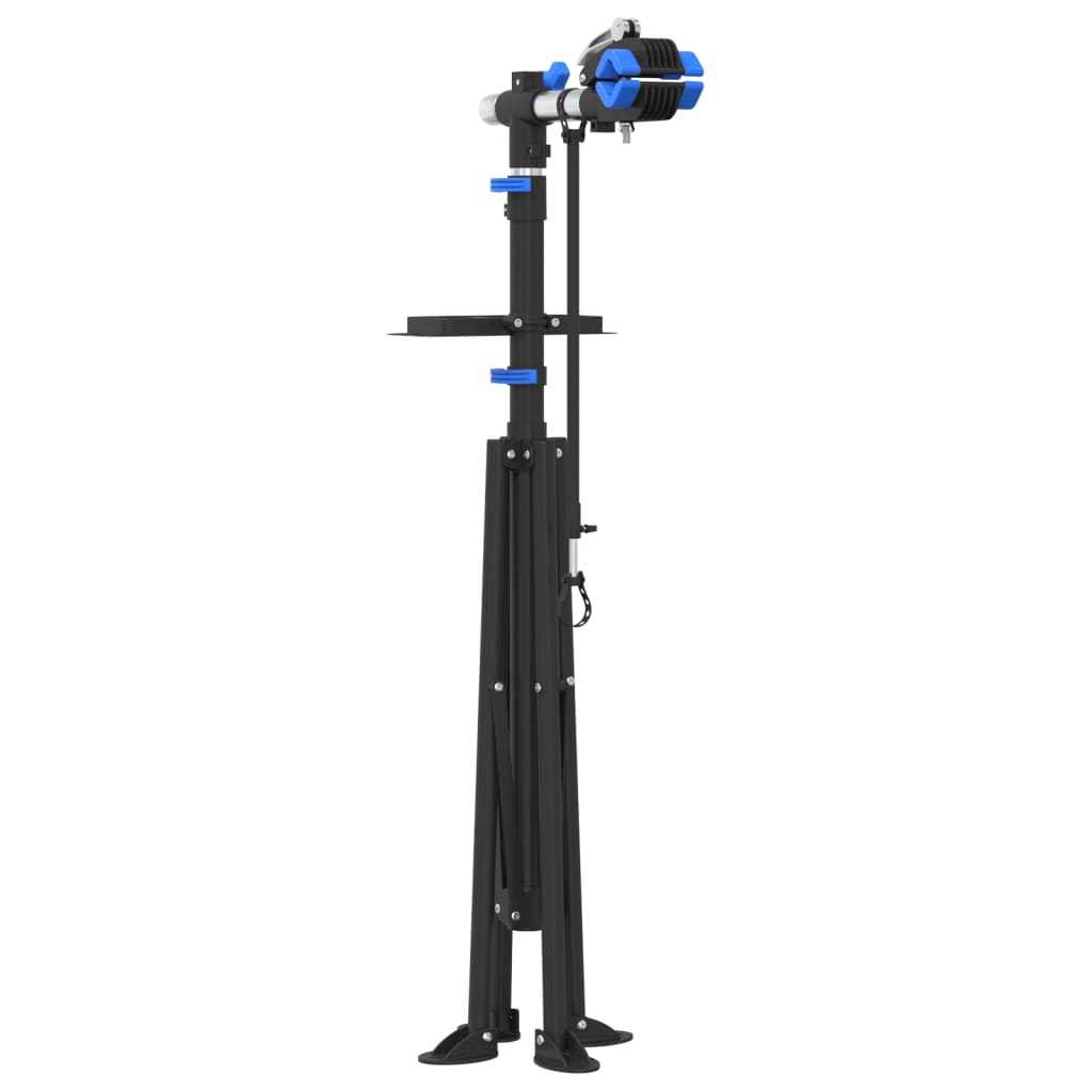 Kék acél összecsukható kerékpárjavító állvány 108-188 cm 7