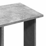Betonszürke szerelt fa ruhásszekrény kerékkel 102 x 38 x 110 cm 8