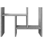 Szürke sonoma szerelt fa asztali szervező 34,5x15,5x35,5 cm 5