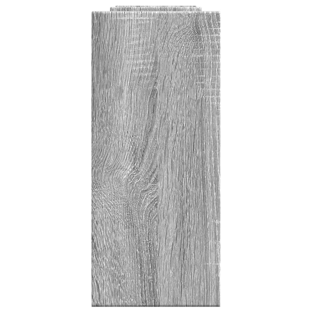 Szürke sonoma szerelt fa asztali szervező 34,5x15,5x35,5 cm 7