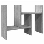 Szürke sonoma szerelt fa asztali szervező 34,5x15,5x35,5 cm 6