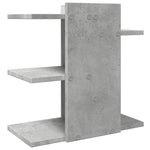 Betonszürke szerelt fa asztali szervező 42 x 21,5 x 42 cm 6