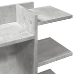Betonszürke szerelt fa asztali szervező 42 x 21,5 x 42 cm 7