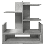 Betonszürke szerelt fa asztali szervező 49 x 20 x 52,5 cm 4