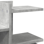 Betonszürke szerelt fa asztali szervező 49 x 20 x 52,5 cm 7