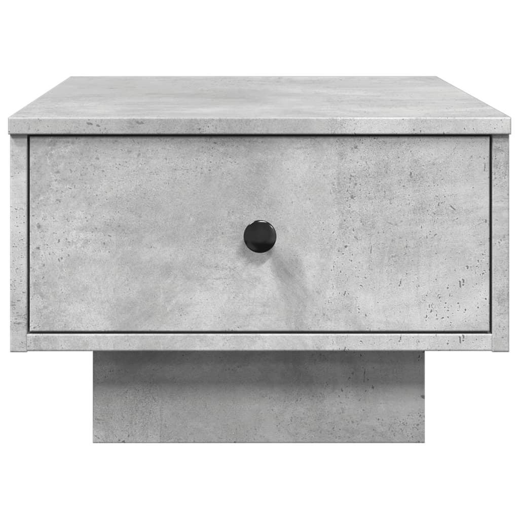 Betonszürke szerelt fa dohányzóasztal 60 x 45 x 31 cm 4