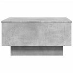 Betonszürke szerelt fa dohányzóasztal 60 x 45 x 31 cm 5