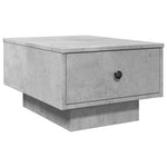 Betonszürke szerelt fa dohányzóasztal 60 x 45 x 31 cm 6