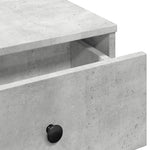 Betonszürke szerelt fa dohányzóasztal 60 x 45 x 31 cm 8