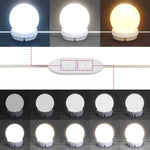 Szürke sonoma színű fésülködőasztal LED-del 80 x 41 x 134,5 cm 10