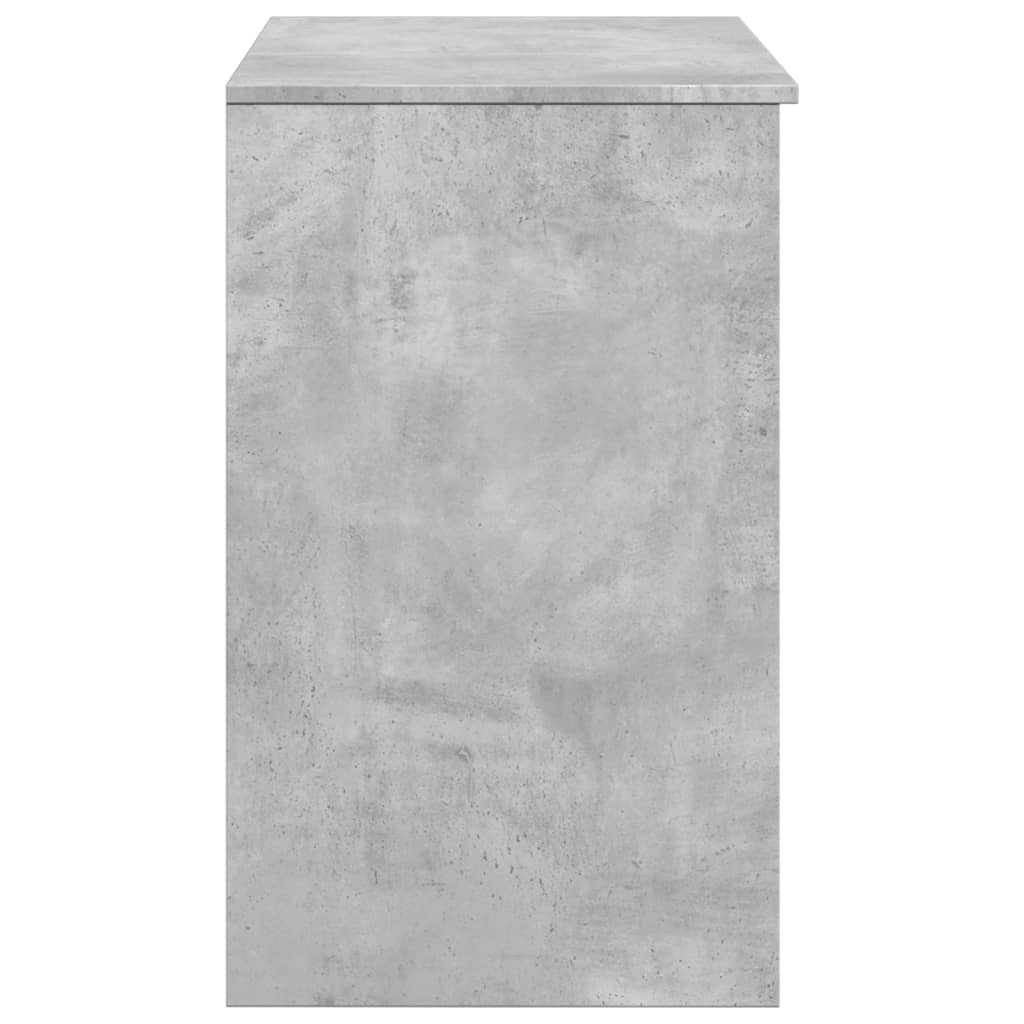 Betonszürke fésülködőasztal tükörrel 73 x 46,5 x 120 cm 6