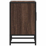 Éjjeliszekrények 2 db barna tölgy 40x31x50 cm műfából és fémből 7