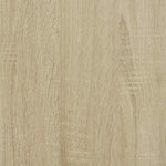 Sonoma tölgy színű szerelt fa és fém TV-szekrény 100x34,5x40 cm 9