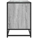 Szürke sonoma színű szerelt fa és fém TV-szekrény 150x35x41 cm 5