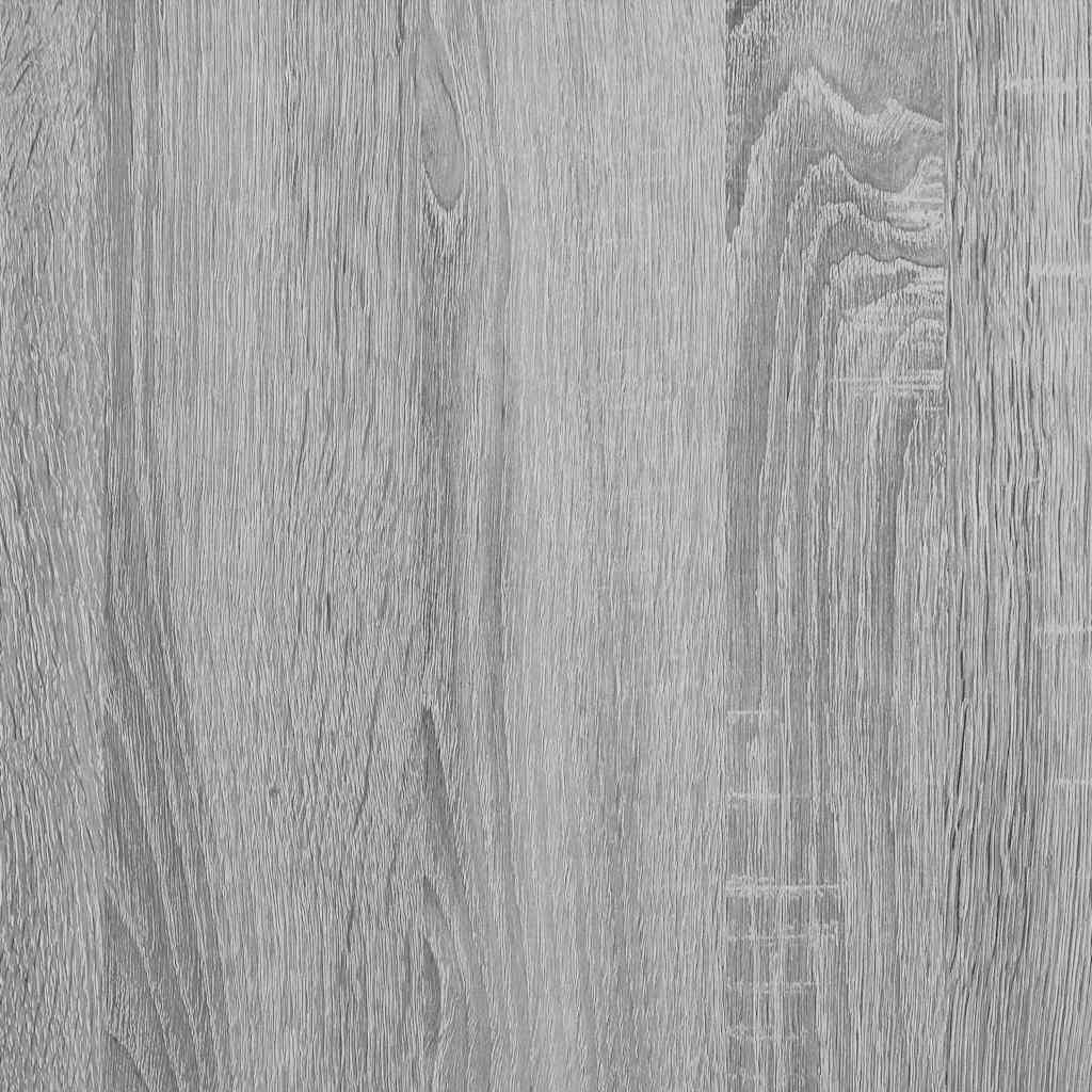 Szürke sonoma színű szerelt fa és fém TV-szekrény 150x35x41 cm 9