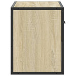 Sonoma tölgy színű szerelt fa és fém TV-szekrény 60x31x39,5 cm 5