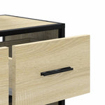 Sonoma tölgy színű szerelt fa és fém TV-szekrény 60x31x39,5 cm 8