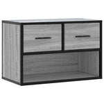 Szürke sonoma színű szerelt fa TV-szekrény 60 x 31 x 39,5 cm 2
