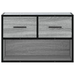 Szürke sonoma színű szerelt fa TV-szekrény 60 x 31 x 39,5 cm 4