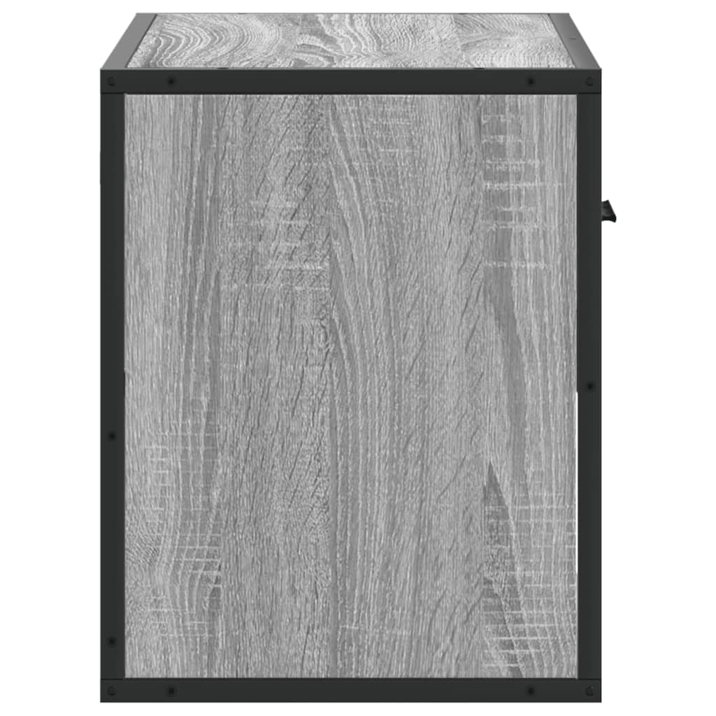 Szürke sonoma színű szerelt fa TV-szekrény 60 x 31 x 39,5 cm 5