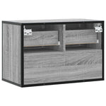 Szürke sonoma színű szerelt fa TV-szekrény 60 x 31 x 39,5 cm 6