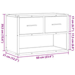 Szürke sonoma színű szerelt fa TV-szekrény 60 x 31 x 39,5 cm 11