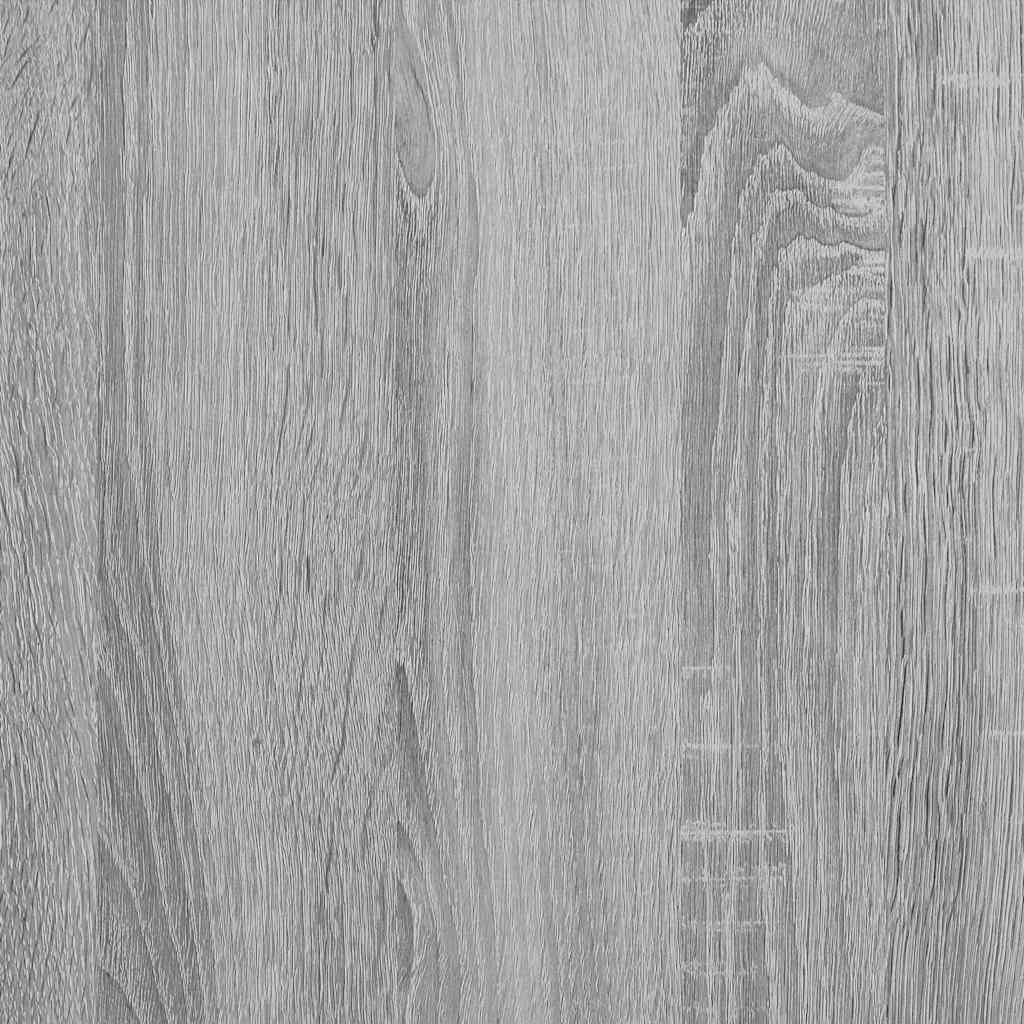 Szürke sonoma színű szerelt fa és fém TV-szekrény 80x31x39,5 cm 9