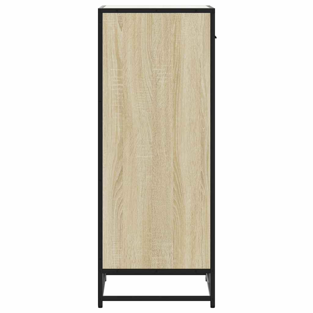 Sonoma tölgy színű szerelt fa cipőtartó 48x38x97,5 cm 6