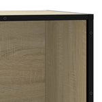 Cipőpad Sonoma tölgy 80x40x53,5 cm Gépelt fa és fém 8