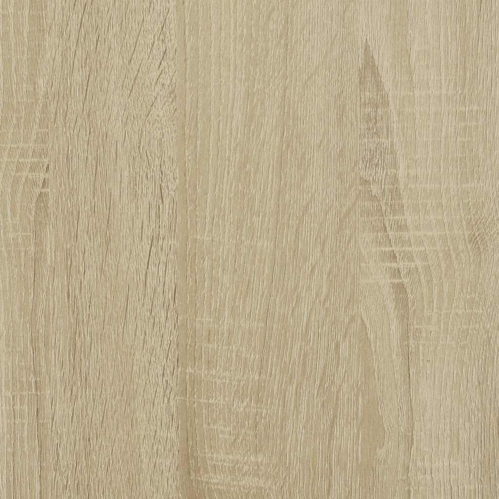 Cipőpad Sonoma tölgy 80x40x53,5 cm Gépelt fa és fém 9