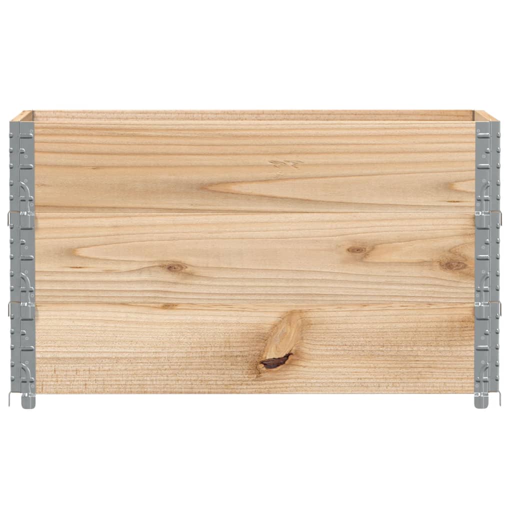 3 db tömör fenyőfa raklapmagasító 100 x 50 cm 3