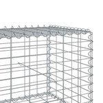 Horganyzott vas gabion kosár fedéllel 200 x 50 x 50 cm 6