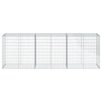 Horganyzott vas gabion kosár fedéllel 300 x 50 x 100 cm 3