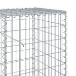 Horganyzott vas gabion kosár fedéllel 300 x 50 x 100 cm 6
