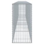 Horganyzott vas gabion kosár fedéllel 500 x 50 x 100 cm 4