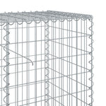 Horganyzott vas gabion kosár fedéllel 500 x 50 x 100 cm 6