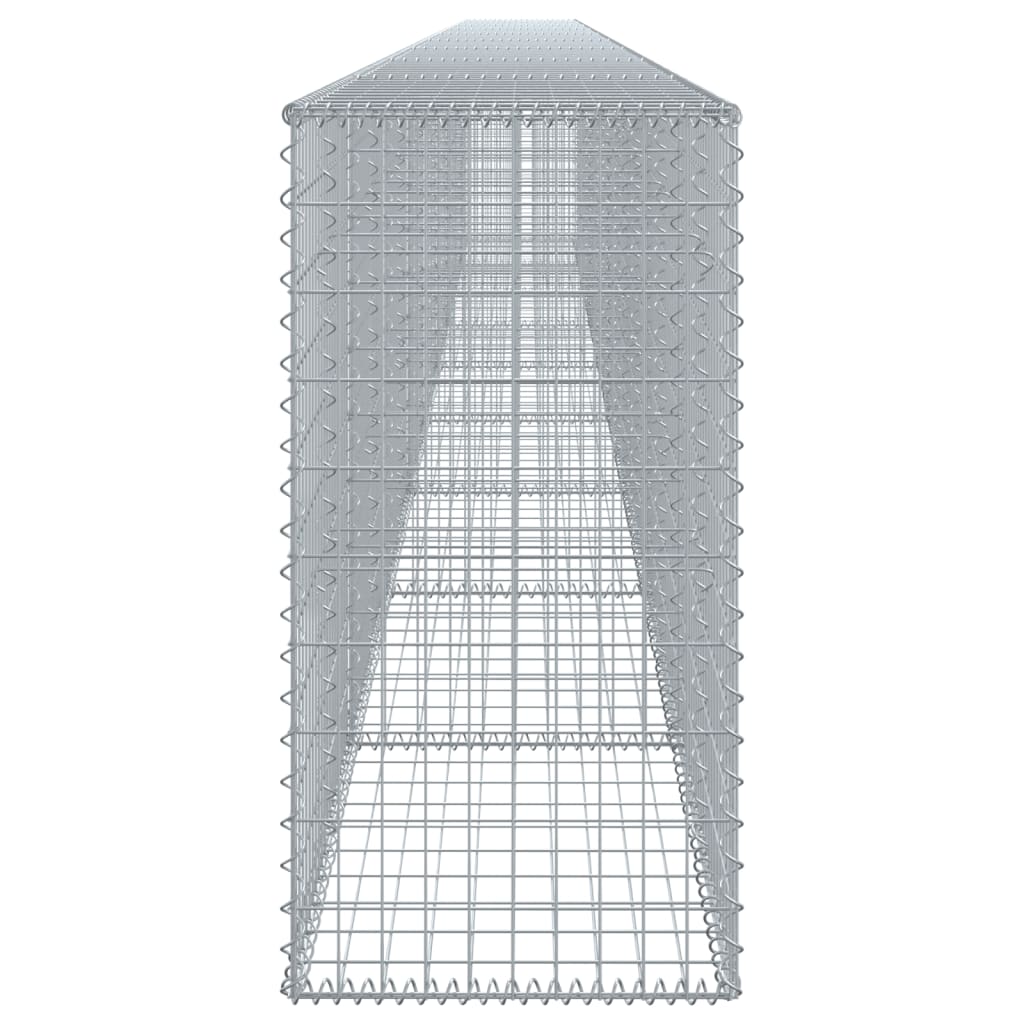 Horganyzott vas gabion kosár fedéllel 900 x 50 x 100 cm 4