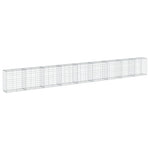 Horganyzott vas gabion kosár fedéllel 900 x 50 x 100 cm 5
