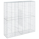 Horganyzott vas gabion kosár fedéllel 200 x 50 x 200 cm 2