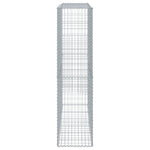 Horganyzott vas gabion kosár fedéllel 200 x 50 x 200 cm 4