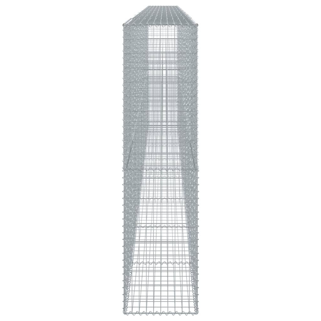 Horganyzott vas gabion kosár fedéllel 800 x 50 x 200 cm 4