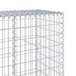 Horganyzott vas gabion kosár fedéllel 800 x 50 x 200 cm 6