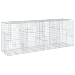 Horganyzott vas gabion kosár fedéllel 400 x 100 x 150 cm 2