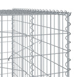 Horganyzott vas gabion kosár fedéllel 600 x 100 x 200 cm 6