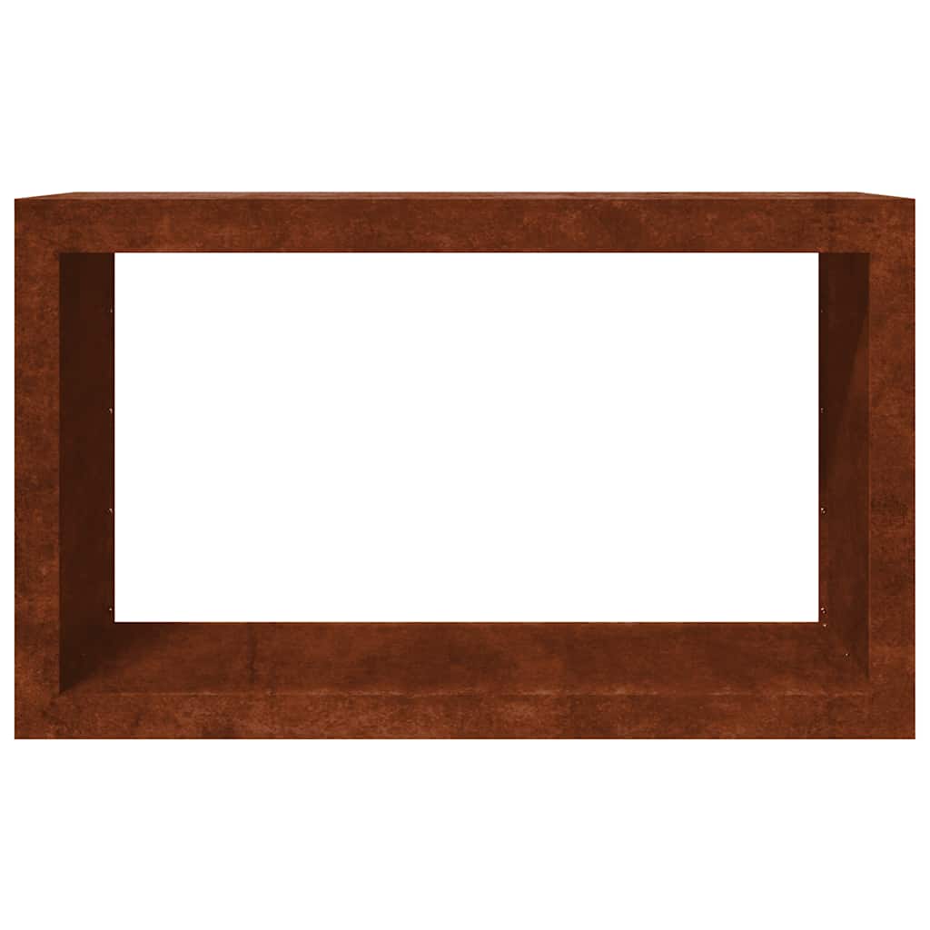 Tűzifa állvány 100x40x60 cm időjárásálló acélból 5